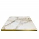 Tables Top Restaurant Cafe And Horeca - MARBRE BLANC-D4-70X120 - 36mm